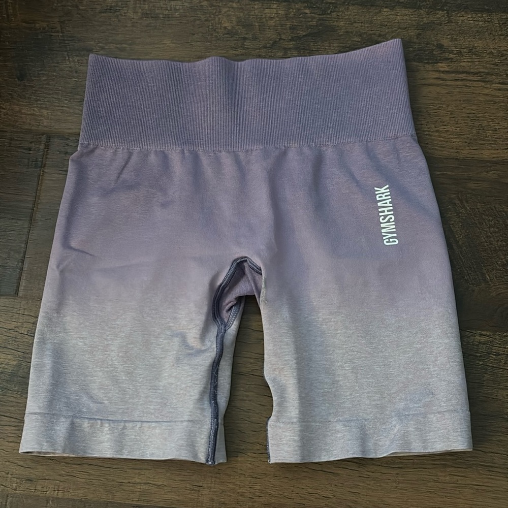 Ombre Purple Gymshark shorts